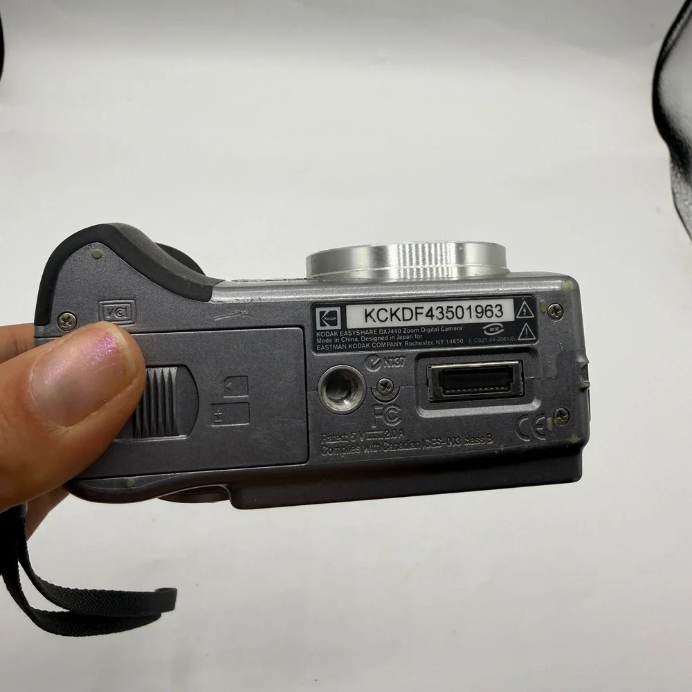 Kodak EasyShare DX7440 Digital Camera & Printer Dock Silver Untested For Parts